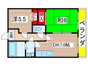 バンガ－ドイン太秦の物件間取画像